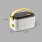 lunch box isotherme blanche 2 compartiments