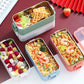 exemple de repas lunch box isotherme deux etages