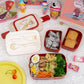bento rouge pour enfants lapin repas