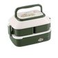 lunch box verte pour enfants lapin