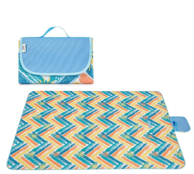 couverture picnic blue