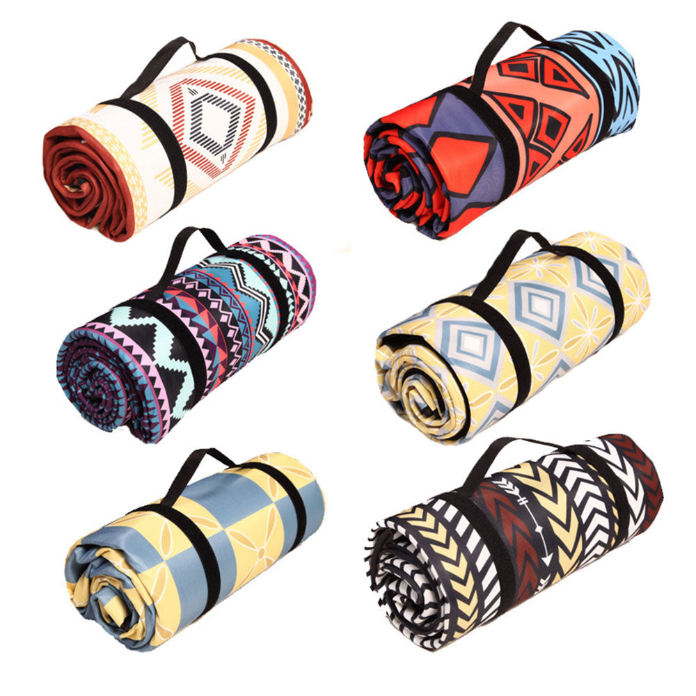 Plaid Pique-nique Mosaïque Violet