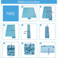 pliage facile tapis picnic