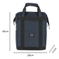 Dimension petit sac à dos isotherme bleu
