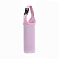 housse isotherme rose clair pour bouteille