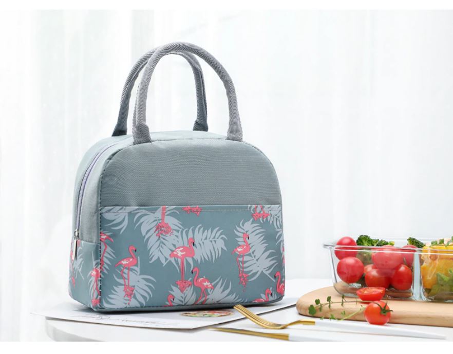 repas sac isotherme flamants roses
