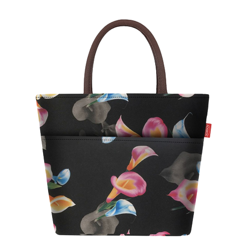 Sac à main isotherme fleuri femme