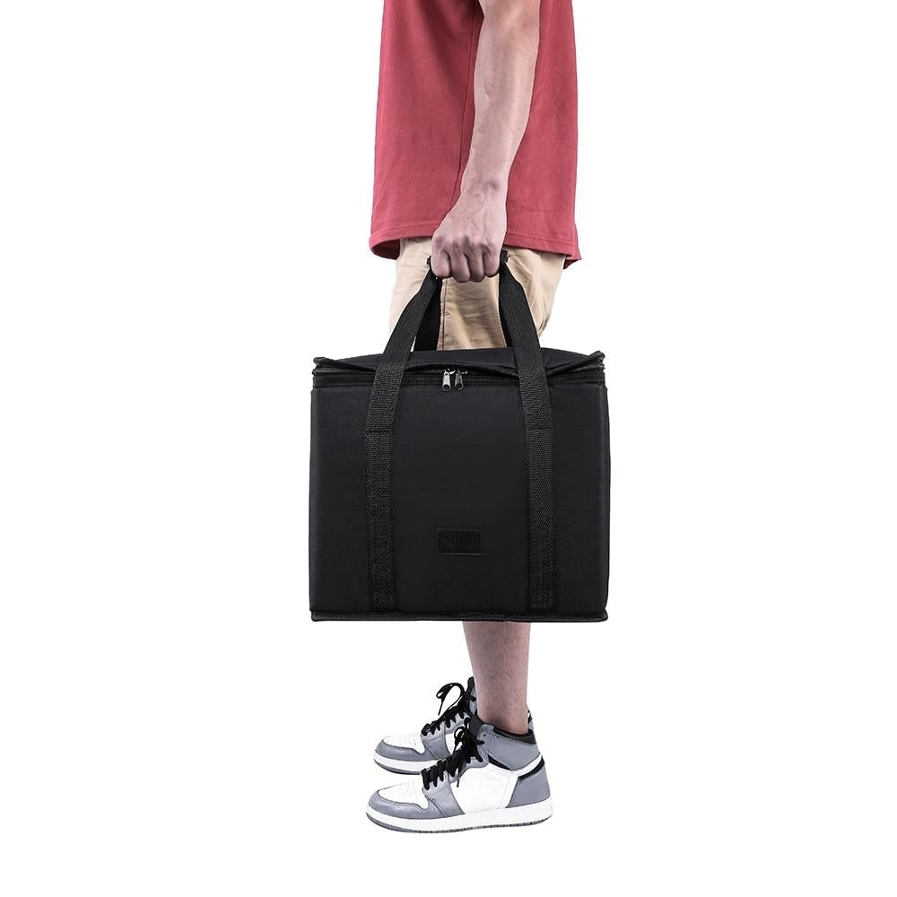 transport pizza avec sac isotherme